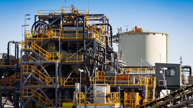 Processing Plant at Lithium Mine