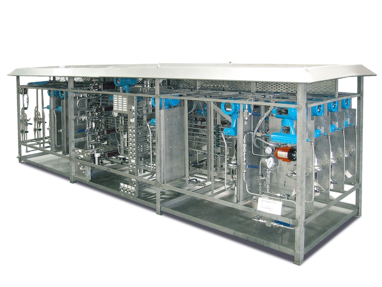 Chemical injection skid with measurement instrumentation for the oil and gas industry Chemical injection control and metering skid