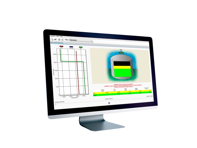 Liquefied natural gas rollover prediction software LNG rollover prediction software