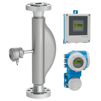 Picture of Coriolis flowmeter Proline Promass O 500 / 8O5B with different remote transmitters