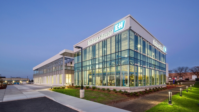 The Endress+Hauser customer and training center in Burlington, Ontario, Canada